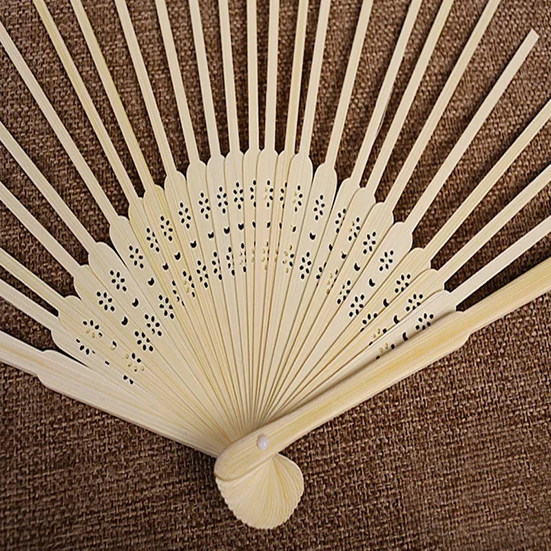 Hand Fan Skeletons Accessories Bamboo Bones Chip For Chinese Style Folding Fan Diy Handmade Craft Ornaments