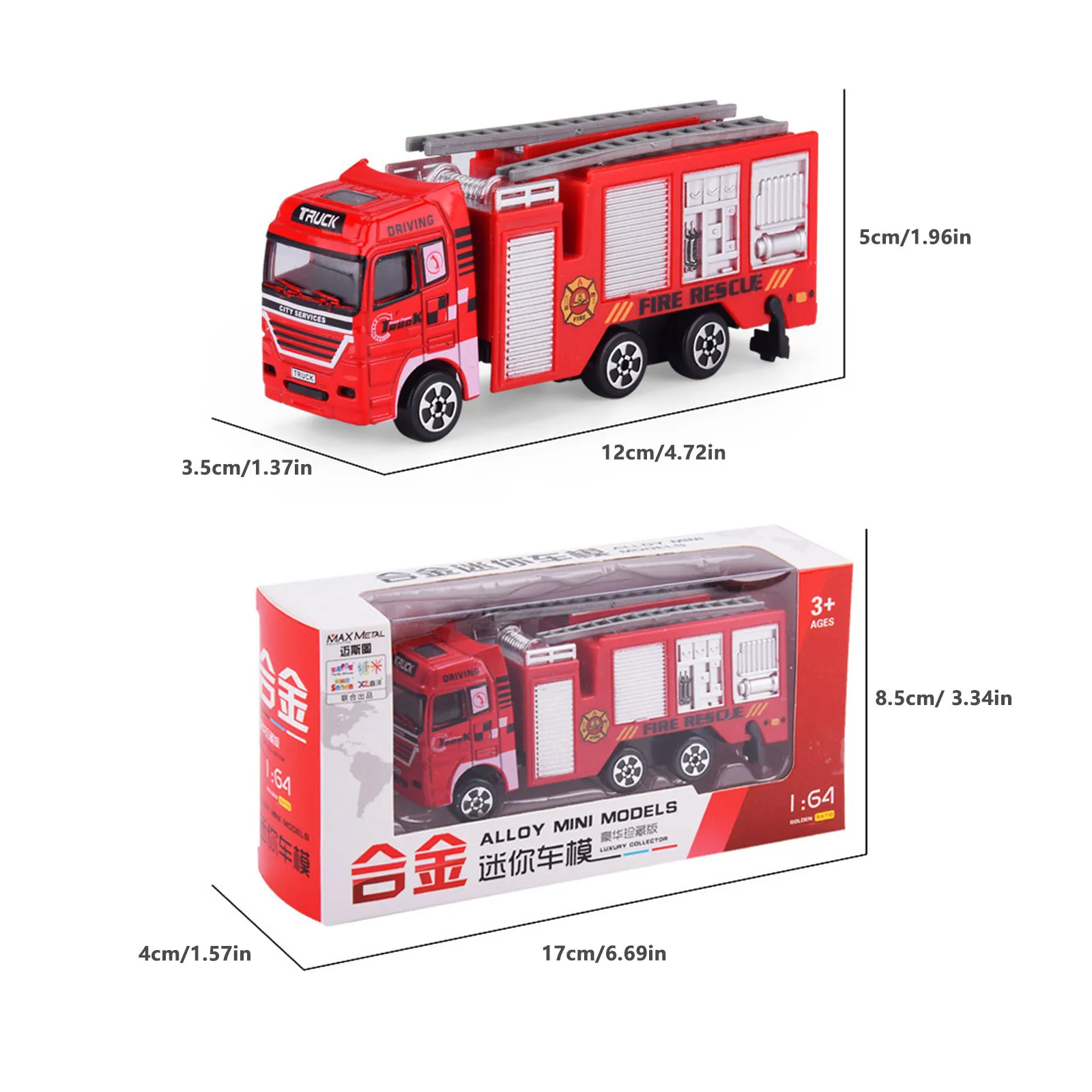 Truck Firetruck Juguetes Fireman Sam Fire Truck/engine Vehicle Car Music Light Educational Boy Kids Toys Dropshipping 2024