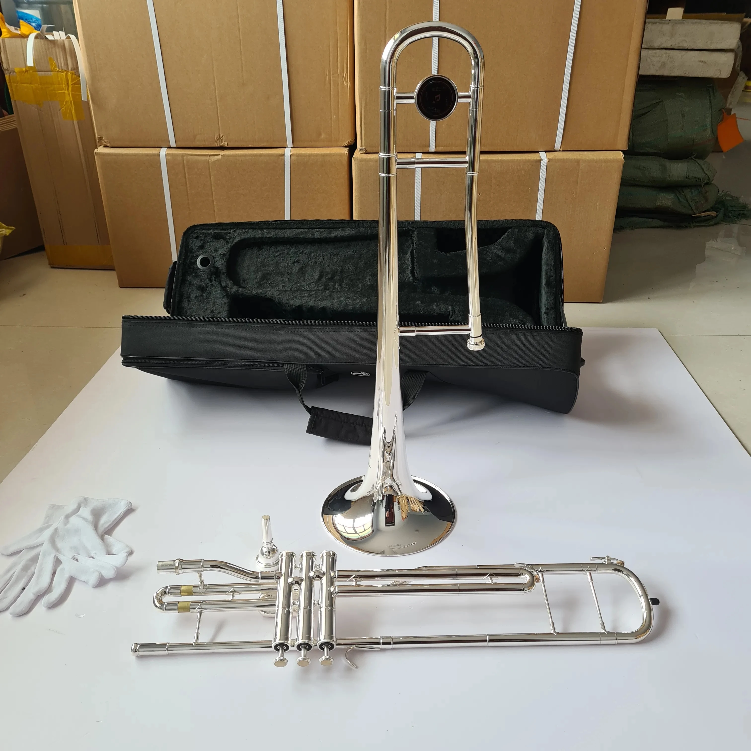 Professional Performance Grade Silver Vertical Key C Long