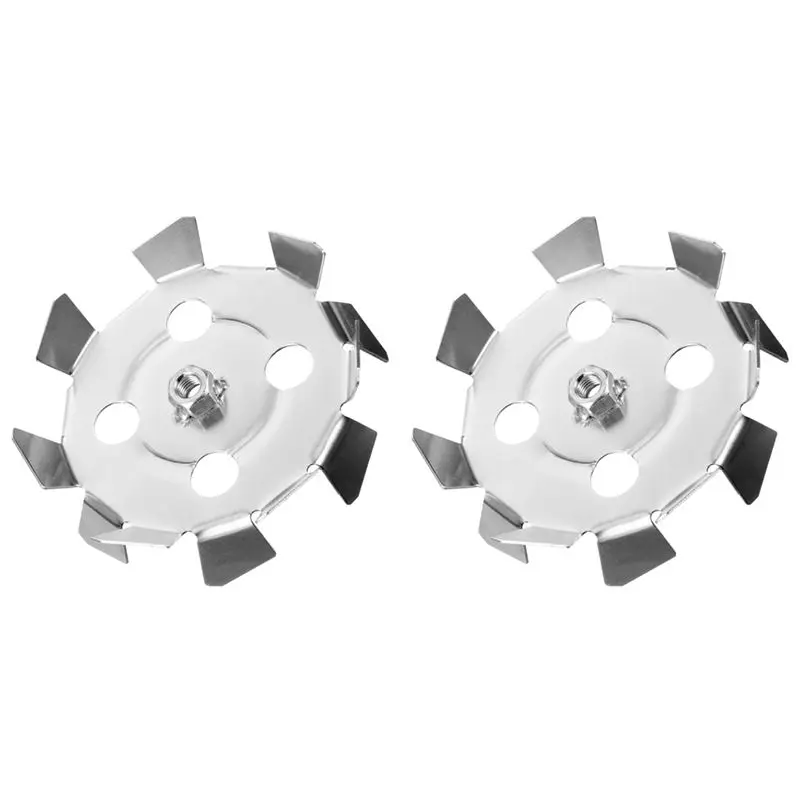 

A20F-2Pcs Impeller Mixing Attachment Electric Drill Rod Attachment Cement Mixing Stick Mixer Mixing Attachment