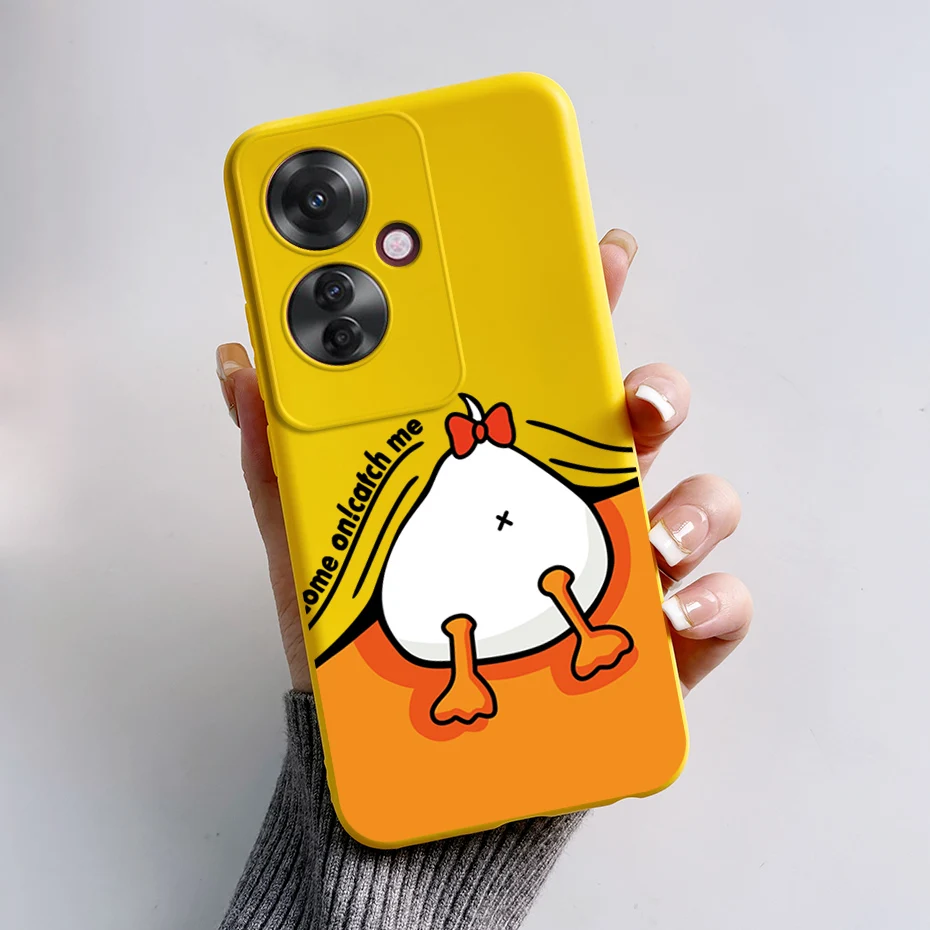 Casing ponsel Bumper tahan guncangan, casing penutup belakang silikon untuk OPPO Reno 11F 5G CPH2603, casing ponsel pola modis untuk OPPO Reno11 F Reno 11F 5g