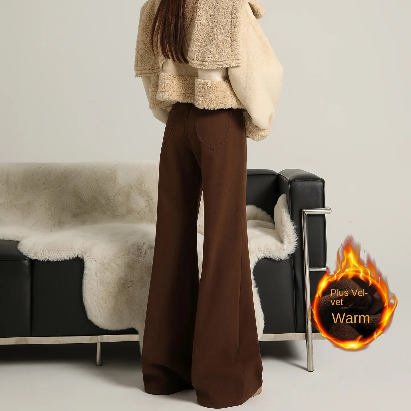 فضفاض عالية الخصر المرأة الدينيم الجينز فضفاض مضيئة السراويل خمر الرجعية واسعة الساق الراحة تمتد بناطيل كاجوال جينز نسائي