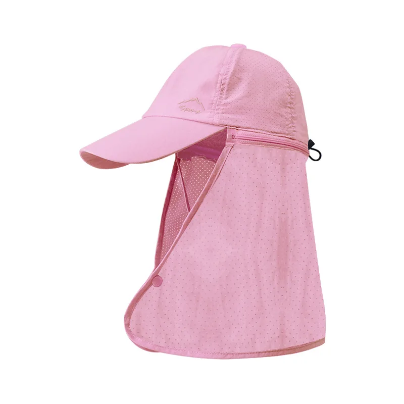Summer sun protection sun hat for men mountaineering and fishing quick-drying fisherman hat outdoor with shawl baseball hat image 5