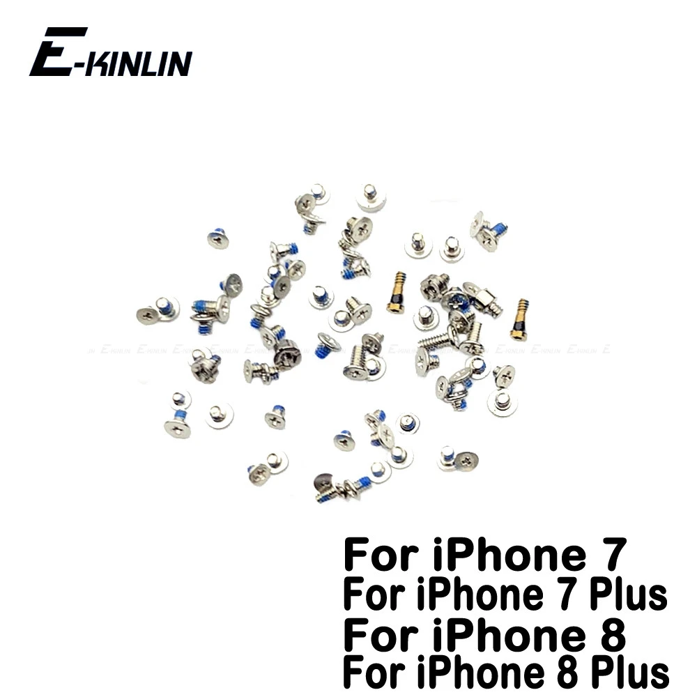 Five Point Star Bottom Dock Screw Bolt For iPhone 7 8 Plus SE 2020 Full Screws Set Replacement Parts