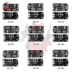 DIY 18650 21700 3.7V Lithium Battery Step-Up Boost LiPo Polymer Li-Ion Charger Multi-Cell 2S 3S 4S 5V Type-C To 8.4V 12.6V 16.8V