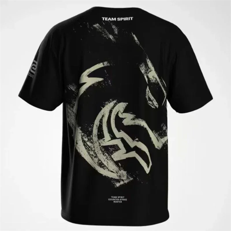 

2025 CS2 Shanghai Major Team Spirit T Shirt For Men Clothes One Player Donk Tee Uniform ESports Contest Jersey Fans T-Shirt Tops
