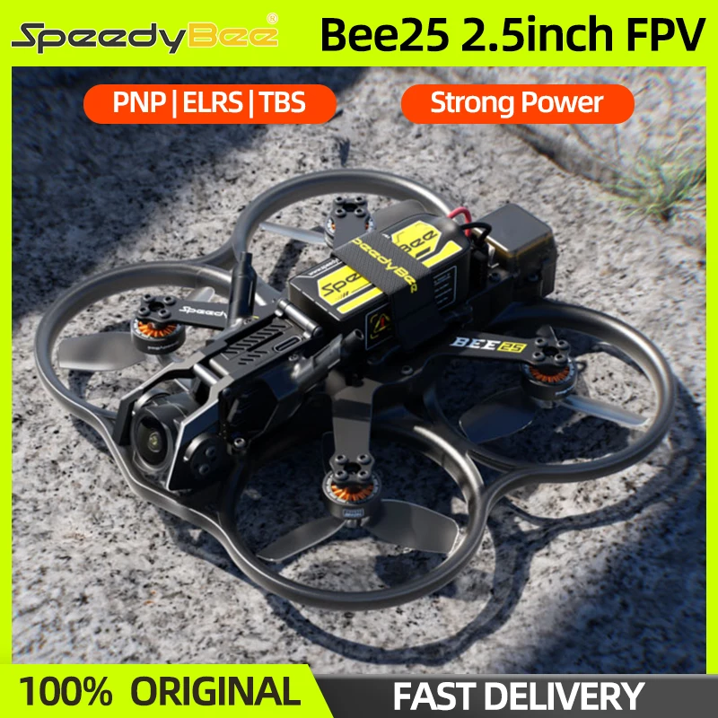 SpeedyBee Bee25 2.5inch HD FPV Drone ELRS 2.4G/PNP/TBS Nano/Aluminum Upgrade Kit For O3/Link/Vista VTX RC FPV Cinewhoop Drone