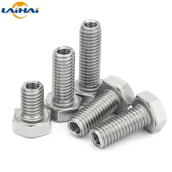 M4 M5 M6 M8 M10 M12 M14 M16 M20 304 Stainless Steel Outer Hexagon Hollow Screw Hollow Bolt Mask Machine Through Hole Screw