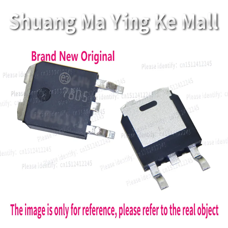 10PCS L7805 L7805CDT L7805CDT-TR MARK:7805 DPAK TO252 5V MAX 1.5A Three-terminal Positive Voltage Regulator IC CHIP New Original