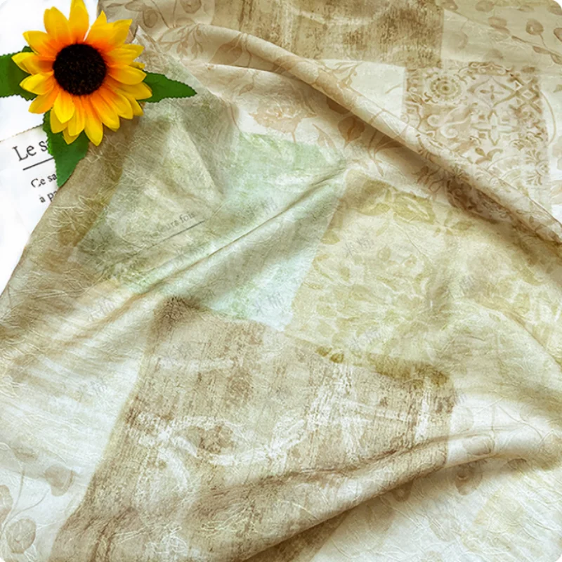 

Tencel cheongsam dress polyester fabric handmade diy fabric