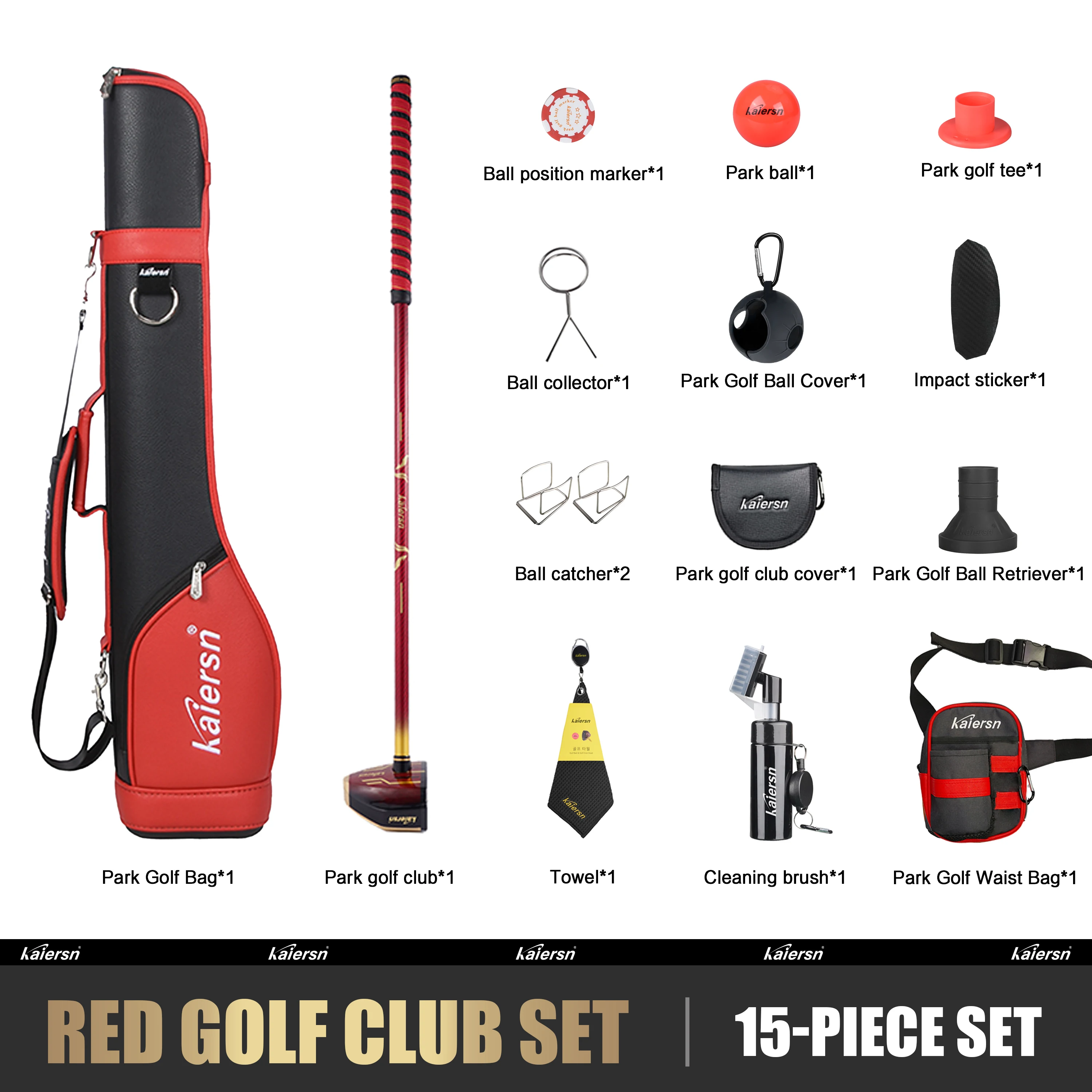 Kaiersn Park Golfset voor begi - Men Accessories Kit Bag recensie en prijs