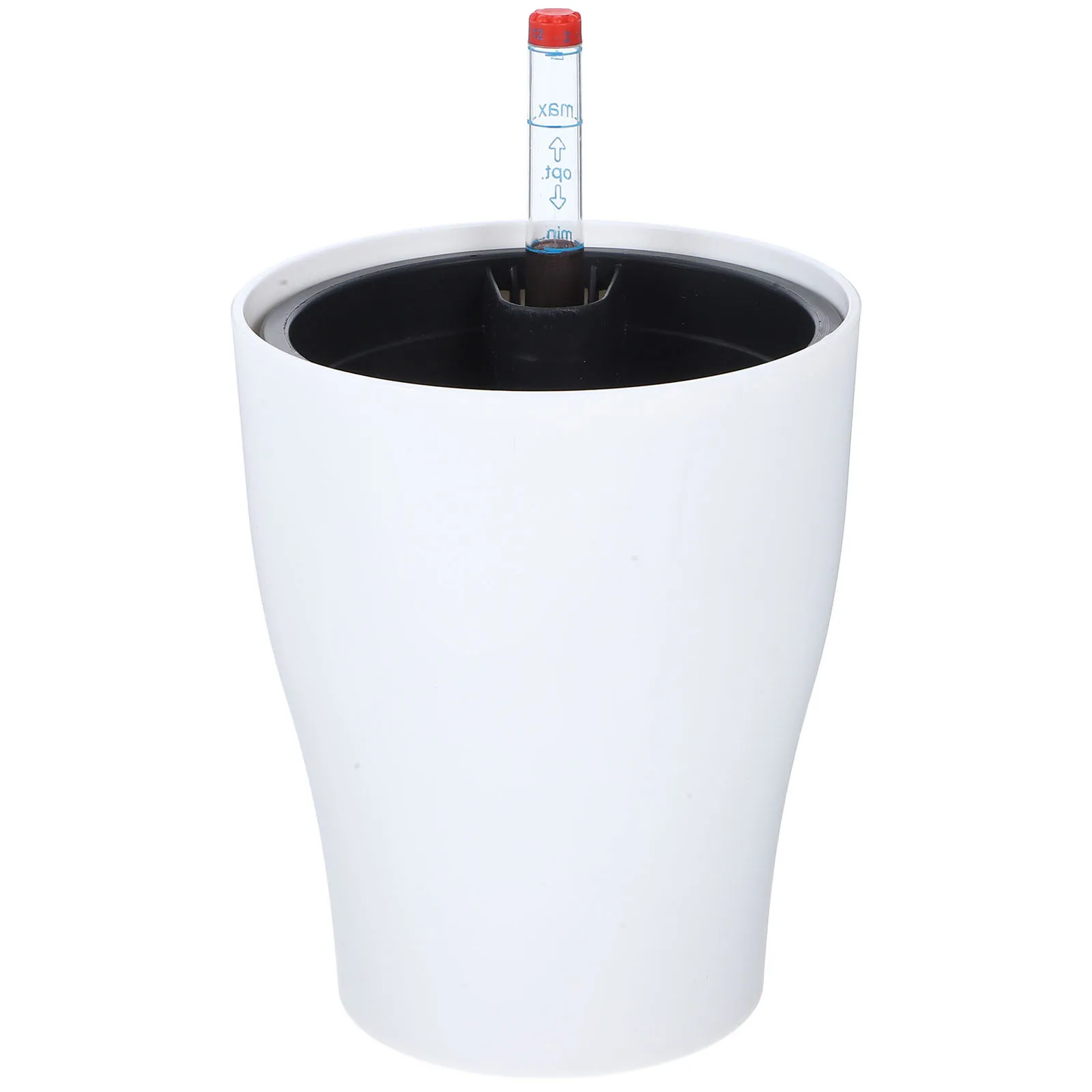 أصيص زهور ذاتي السقي مع مؤشر مستوى الماء للنباتات الداخلية أصيص زهور بلاستيكي ماص تلقائي للمنزل #6