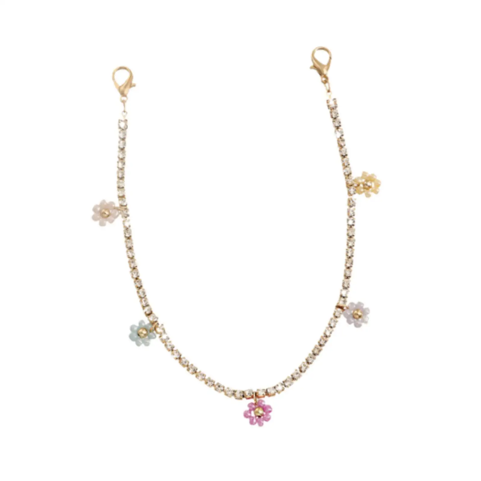 Daisy Flowers Pendants Shoe Chain Personality Shoe Jewelry for Sandals Dating