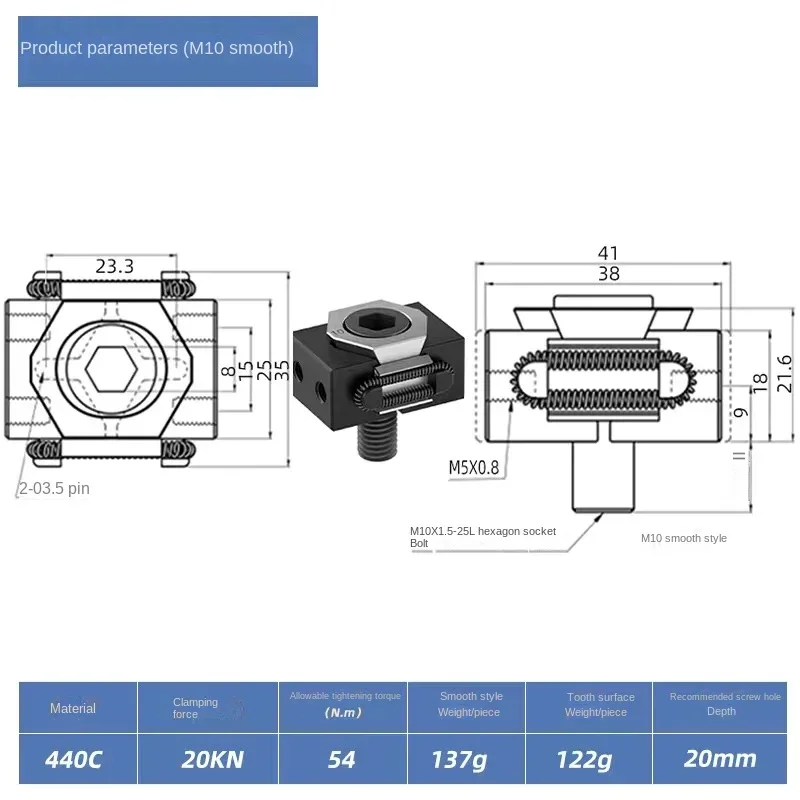 M6 M8 M10 M12 OK VISE CNC Multi-station Product Batchverwerking MINI OK Bankschroef Kleine klem Precisie modulaire bankschroef voor CNC-machine