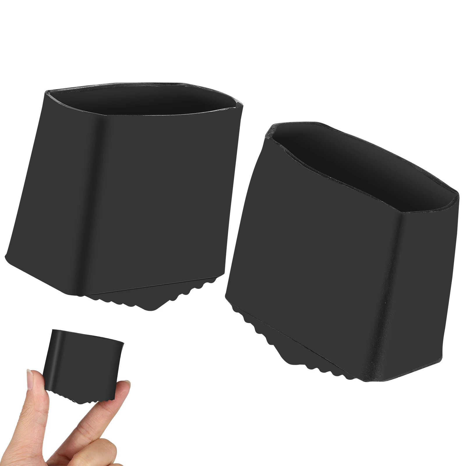 Ladder Foot Pads 2pcs Set Rubber Non-Slip Covers for Ladder Legs Durable Step Ladder Accessories