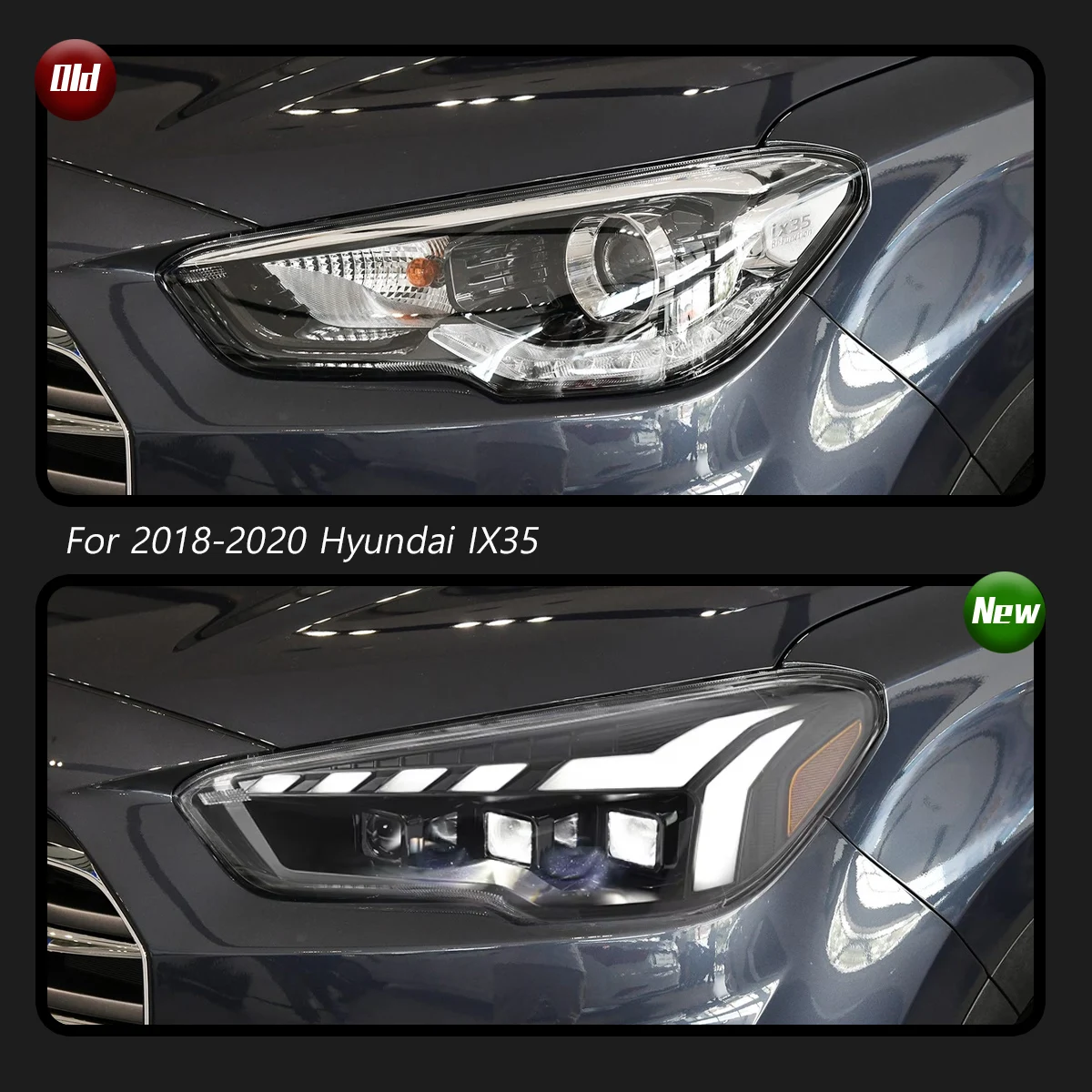 

TYPY новые светодиодные автомобильные фары для Hyundai lX35, фары 2018-2020, сигналы, автоаксессуары, дневные ходовые огни