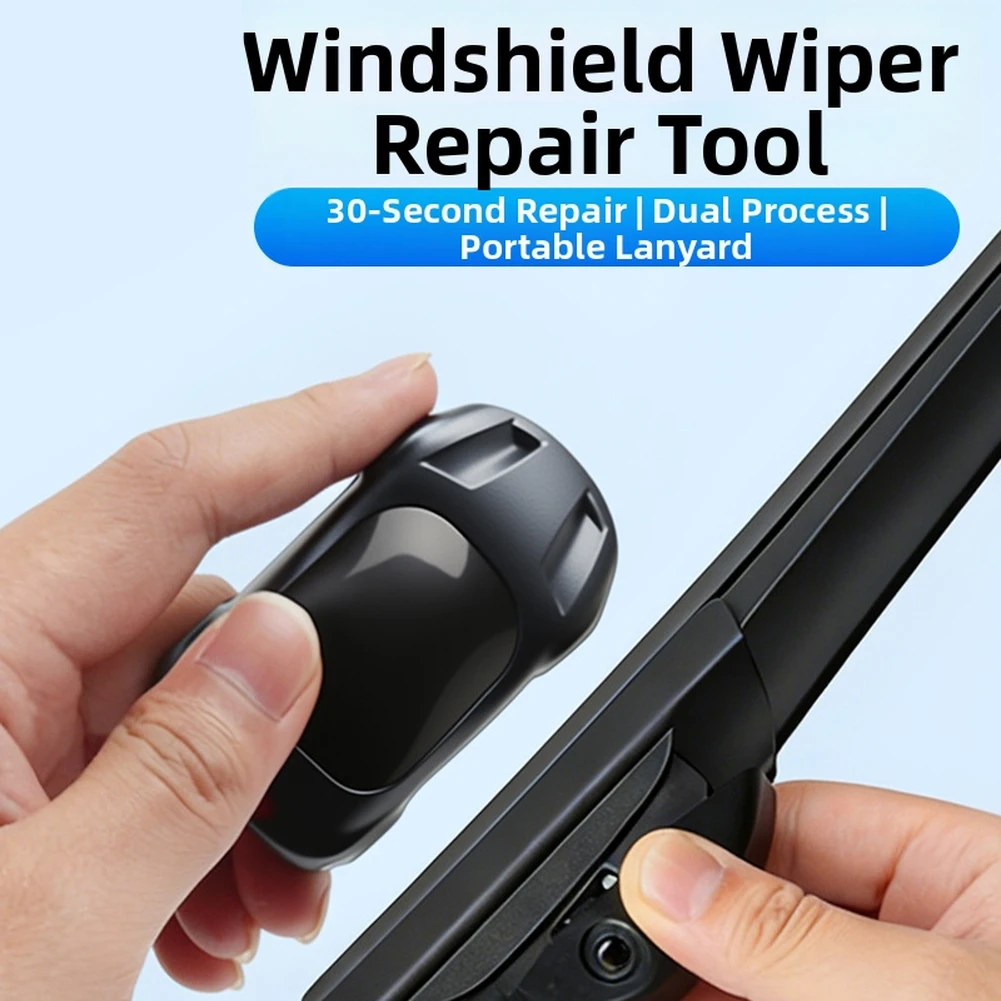

Wiper Blade Polishing Repair Tool For Most Cars, Trucks, And SUVs With Standard Frameless Or Boned Wiper Blades