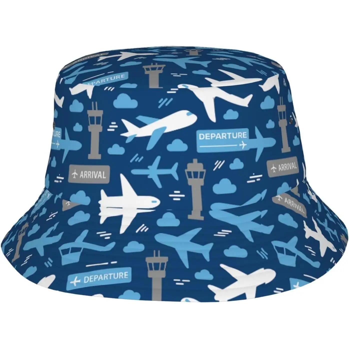 

Панама с принтом «Путешествия на самолете», унисекс, летняя, с защитой от УФ-излучения, повседневная, для активного отдыха, для любителей авиации, рыбацкая шляпа