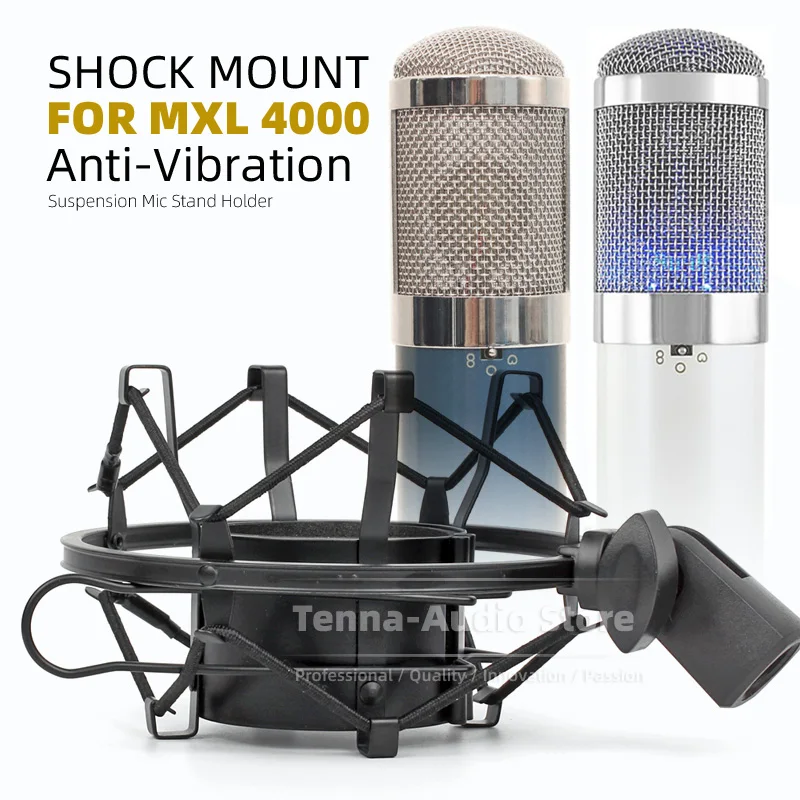 

Microphone Shockproof Mic Spider Holder Anti Vibration Stand Shock Mount For MXL 4000 4000XL XL Blizzard Limited Edition FET