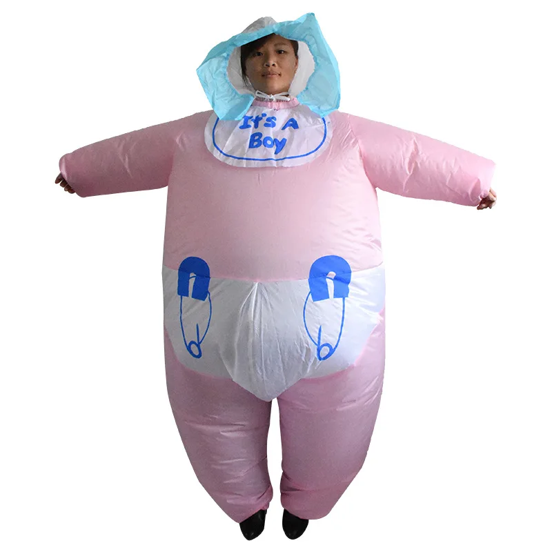 

2022 Cute Pink Baby Inflatable Clothes Cosplay Inflatable Clothes Spoof Prom Clothes Mother And Baby Activity Clothes