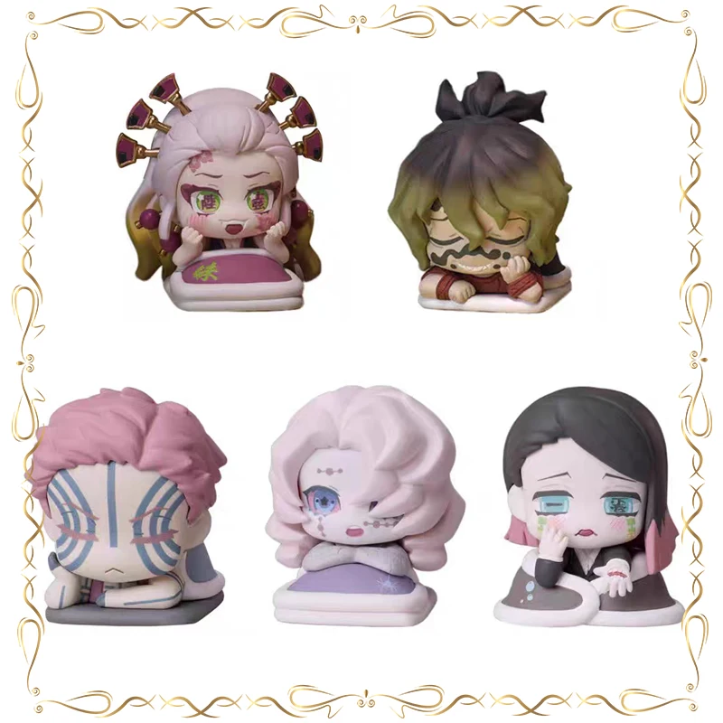 شيطان القاتل Giyuutarou Akaza Gashapon Q-نسخة شخصيات كرتونية النوم النمذجة حلية عمل نموذج لجسم اللعب #1