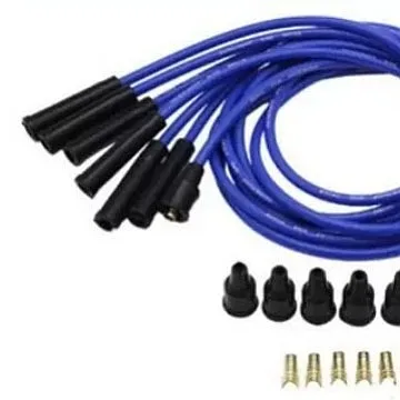 

1.8M 8mm High Performance HEI Spark Plug Wires for 4 Cylinder Classic Cars Blue 7 Pcs