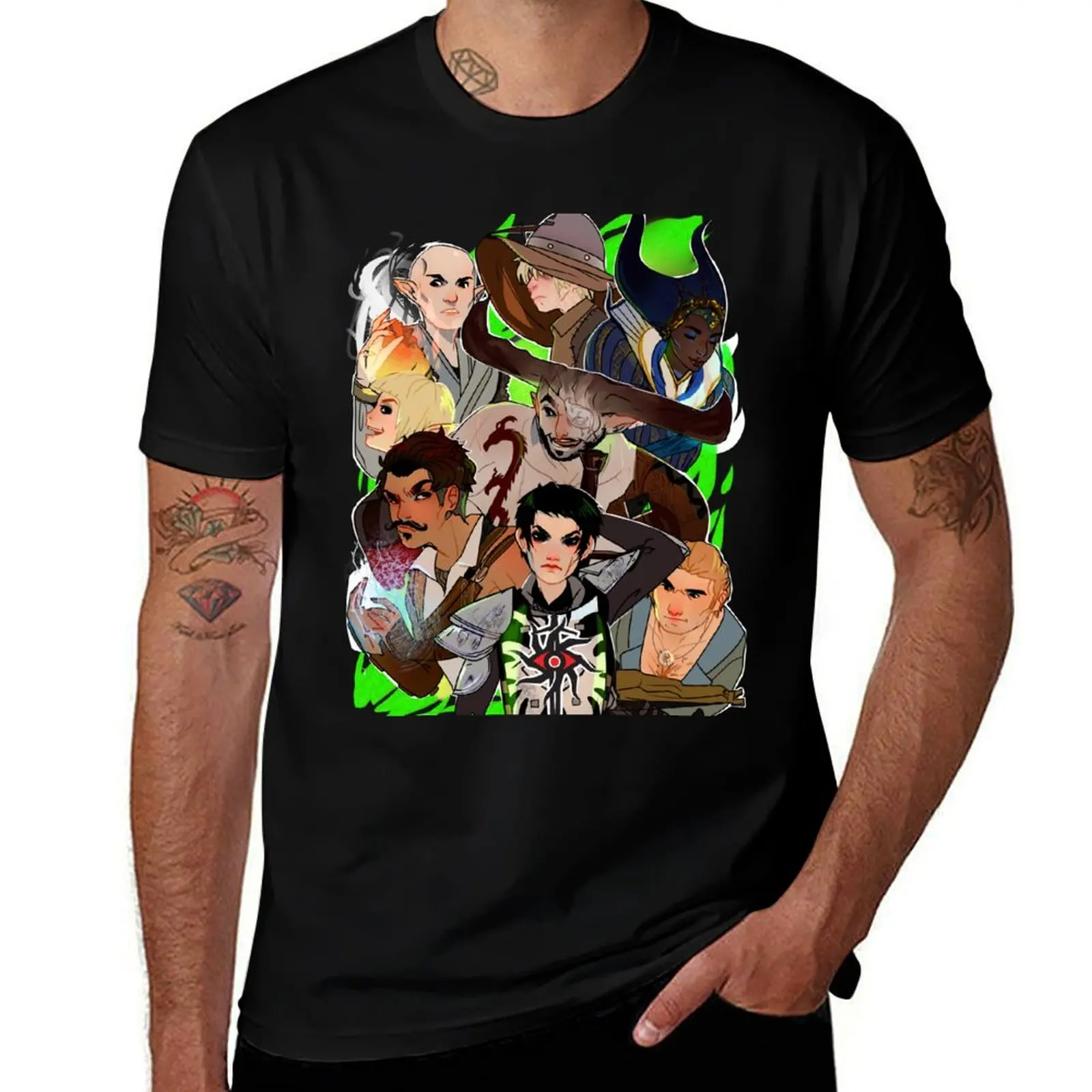T-shirt Dragon Age: The Inquisition, t-shirt décontracté pour les vacances d'été