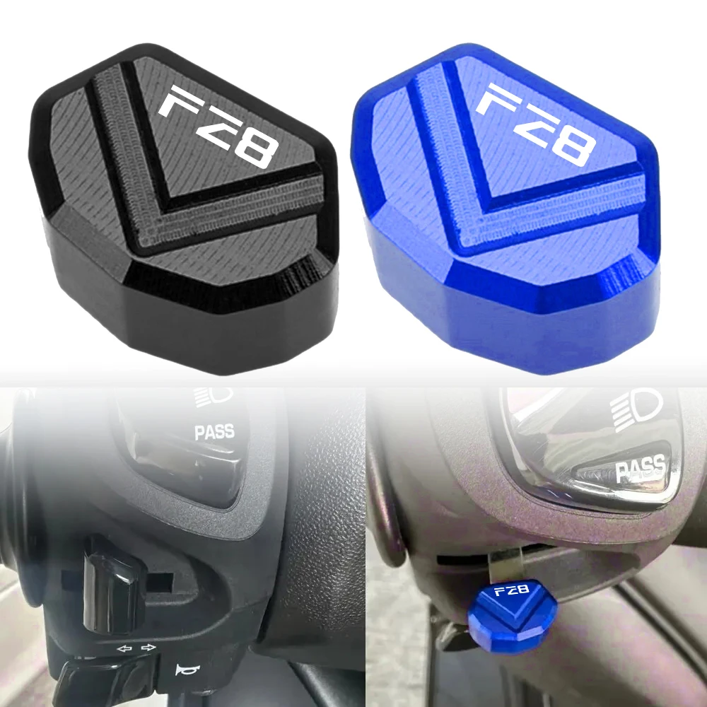 Motorcycle Switch Button Turn Signal Key Cap CNC For Yamaha FZ8 FZ 8 FZ-8 2010-2023 2022 2021 2020 2019 2018 2017 2016 2015 2014