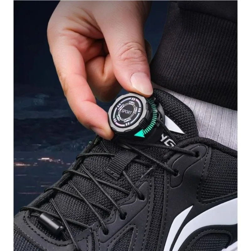 Fashion Swivel Buckle Laces Automatic Shoelace Without ties Kids Adult Sneakers No Tie Shoe laces Shoe accessories 1Pair/2Pair