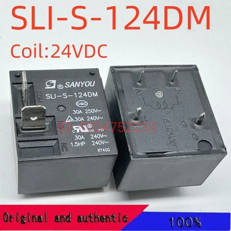10PCS Novos Relés SLI-S-105DM SLI-S-109DM SLI-S-112DM SLI-S-124DM SLI-S-112DM-GW SLI-SH-112DM SLI-S-148DM (T91A-30A) 4 pinos