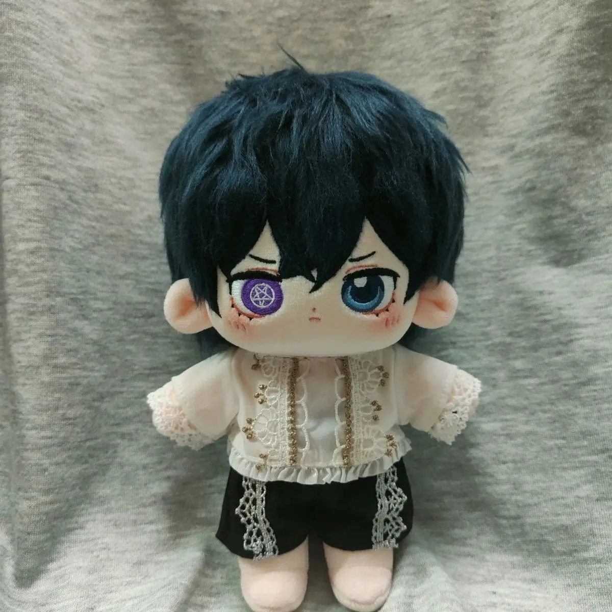 Anime Black Butler Ciel Phantomhive 20CM Cotton Dolls for Kids Adult Collectible Dress-up Puppet Toy DIY Costume Cos Figure Gift