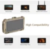 Jaula Nitze Monito con Cable HDMI, abrazadera, parasol para Atomos Ninja/Ninja Ultra/Ninja V Plus/Shinobi/ZATO Connect Monito 3