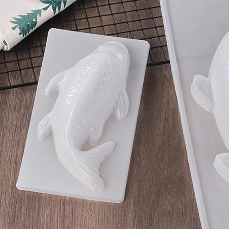 

Carp Mold Multifunctional 3D Cake Jelly Chocolate Mold Safe Food Graded Kitchen Supplies Creative And Easy Release Mold for home