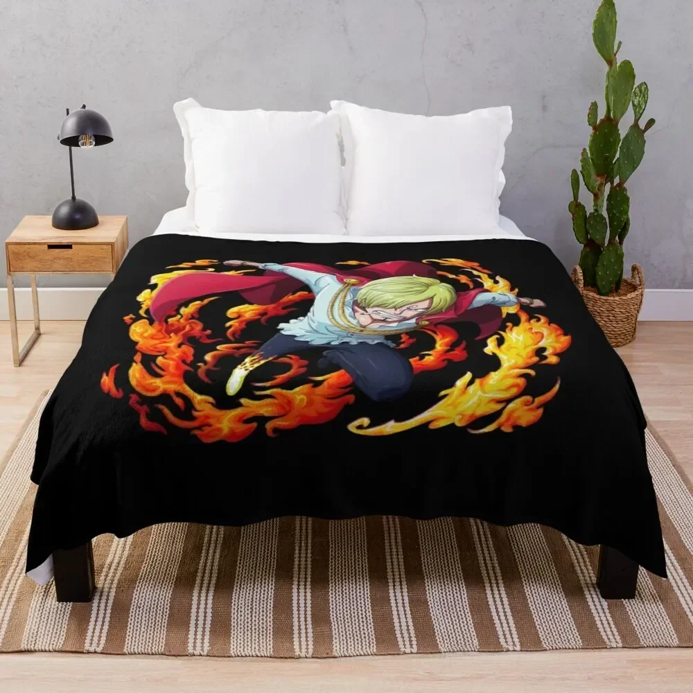 Sanji- Tshirt Throw Blanket Decorative Throw Camping Luxury St Blankets