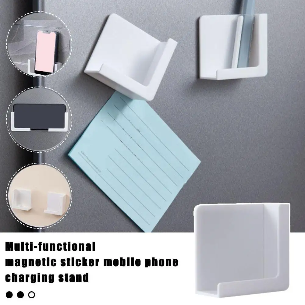 1pcs Wall Mounted Storage Box Multifunction Punch Free Remote Phone Control Charging Plug Tv Diy Stand Organizer Mobile Hol S6z0