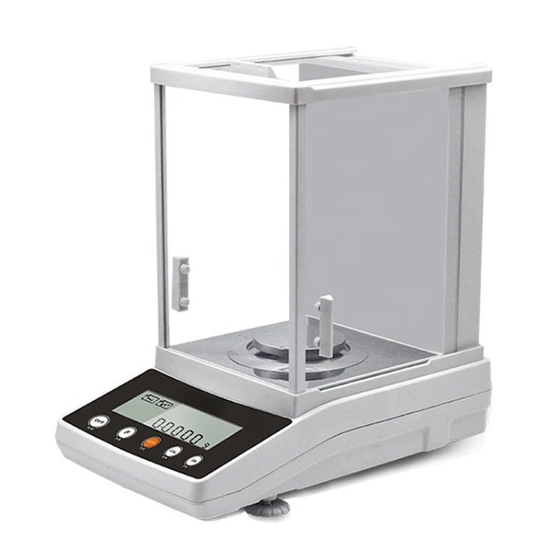 Oem Digital Electronic Balance Specifications 0.001g Weighing Machine Weight Scale with Glass Windshield