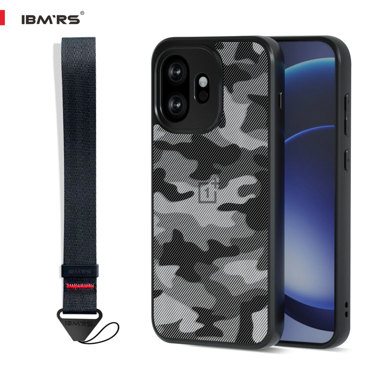 

IBMRS for OnePlus 15T Multi-Function Camo Case Anti-Lost Strap, PC+TPU Protection