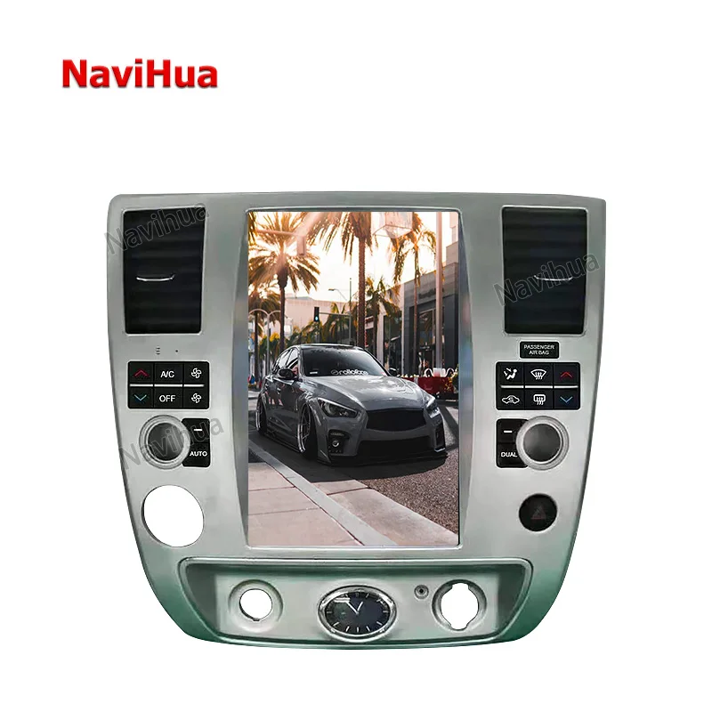 NAVIHUA Android Car Radio Stereo For Infiniti QX56 2010 Touch Screen Auto Electronics New Upgrade Multimedia GPS Navigation