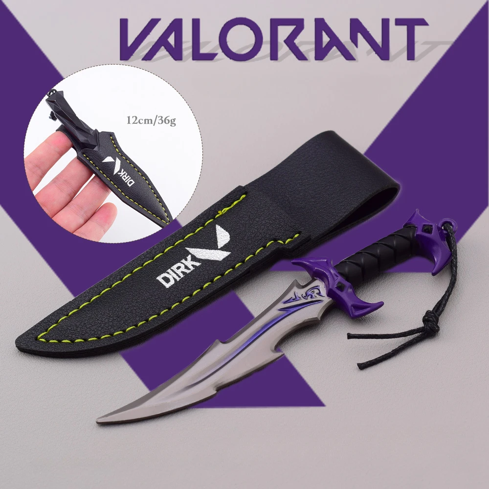 Valorant Weapon Reaver 2.0 Knife Melee 12cm Game Peripheral Metal New Mini Weapon Model Uncut Blade Sword Gifts Toys for Boys