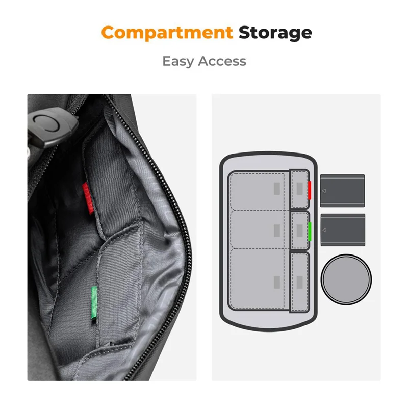 

Lightweight Camera Sling Bag 10L Photography Shoulder Bag For Digital Canon/Nikon/Sony Camears/DJI Mavic Drone Pouch