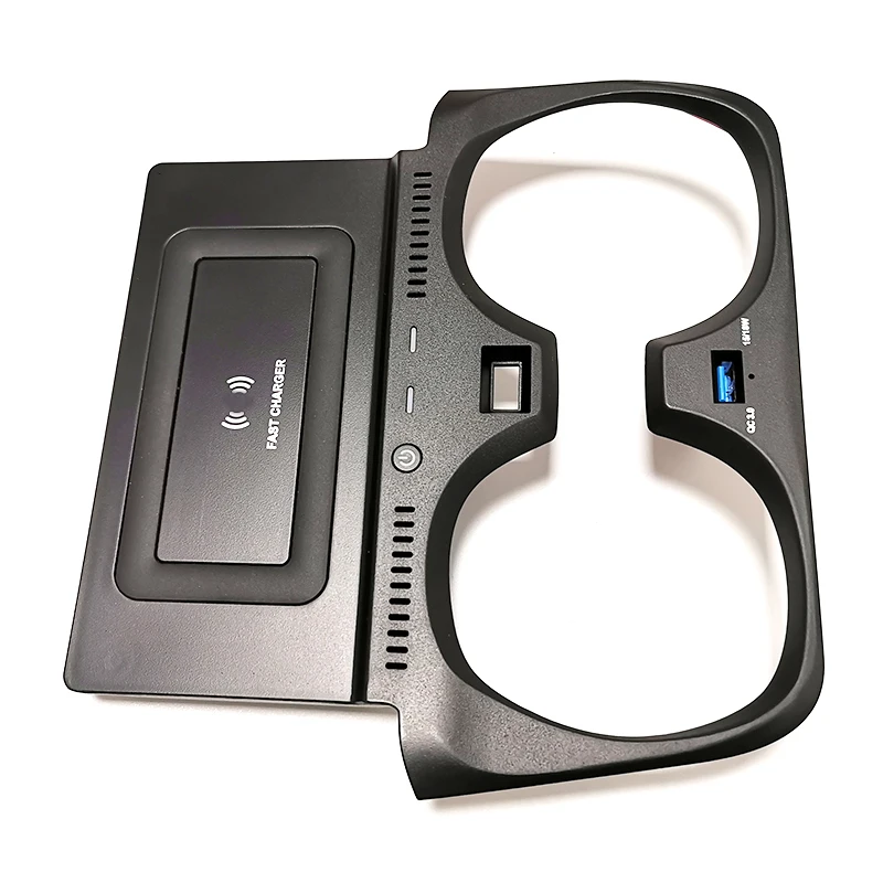 شاحن سيارة لاسلكي 15 واط شاحن هاتف سريع حامل شحن لسيارات BMW G20 G21 G22 G28 320 325 330 430 2019-2022 #5
