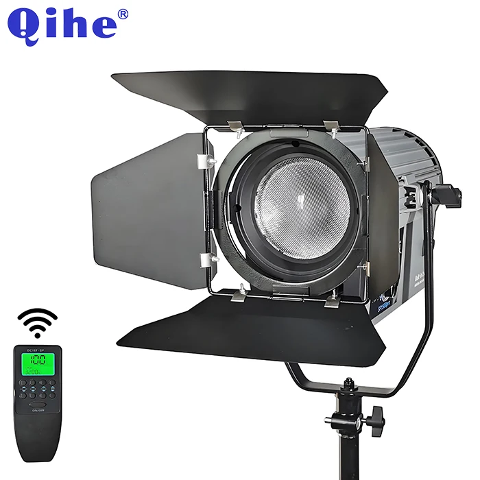 

QIHE SP-1000PRO ,100W LED Fresnel Light With Wireless Remote Control,5600K,DMX 512