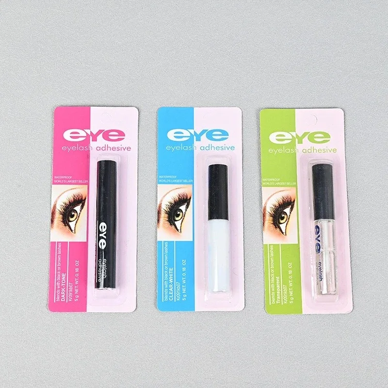 5g 방수 오래 지속되는 속눈썹 접착제 투명 라텍스 프리 셀프 접착 글루 인조 속눈썹 연장용