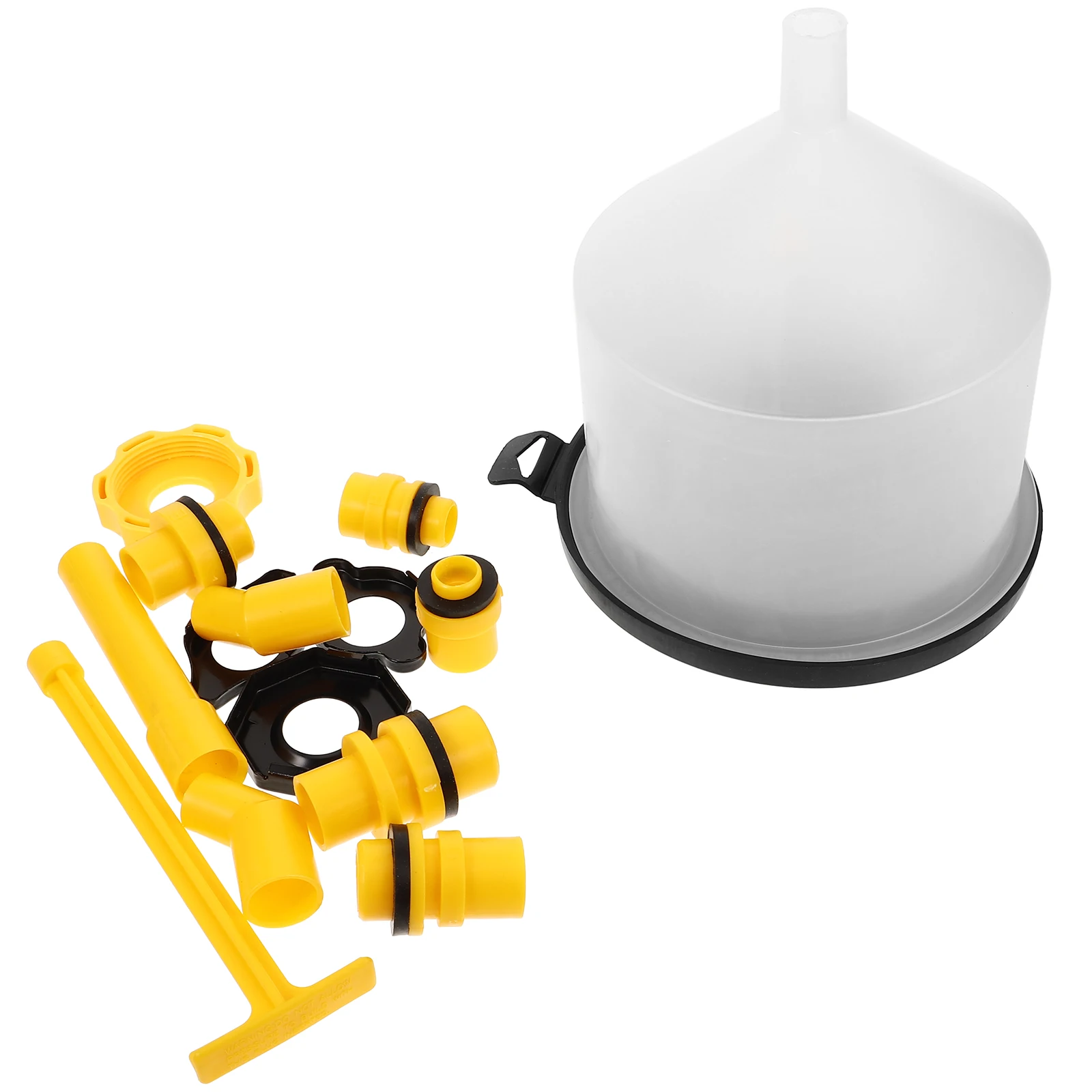 

15 pcs Coolant Kit Plastic Spill Proof Filling Universal Fit Car Supplies Coolant Filling Funnel Radiator Funnel Tool