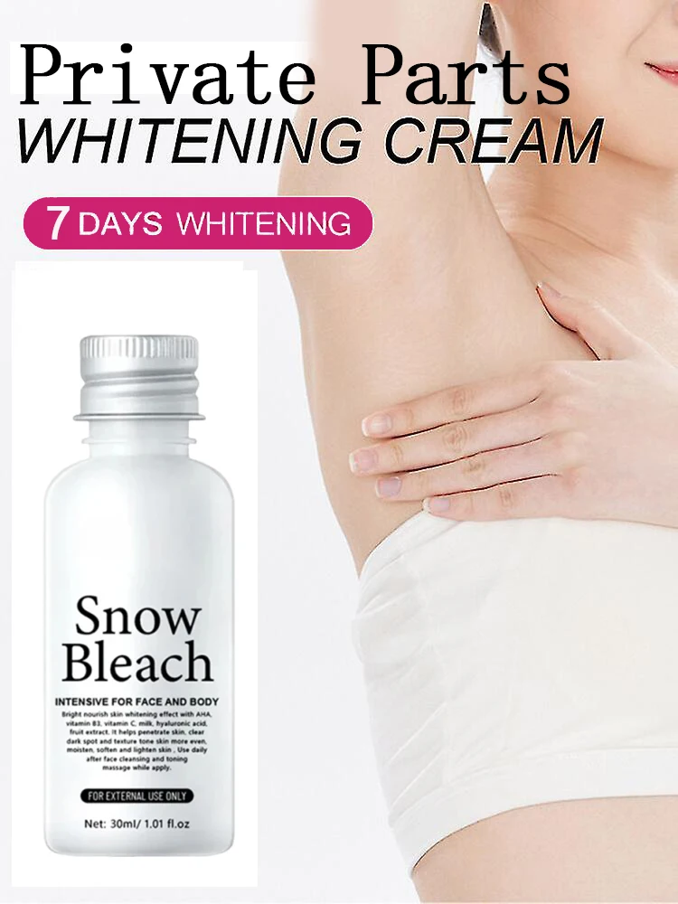 

Whitening Cream Private Parts Underarm Bleaching Serum Whiten Butt Knee Brighten Inner Thigh Intimate Parts Dark Remove Melanin