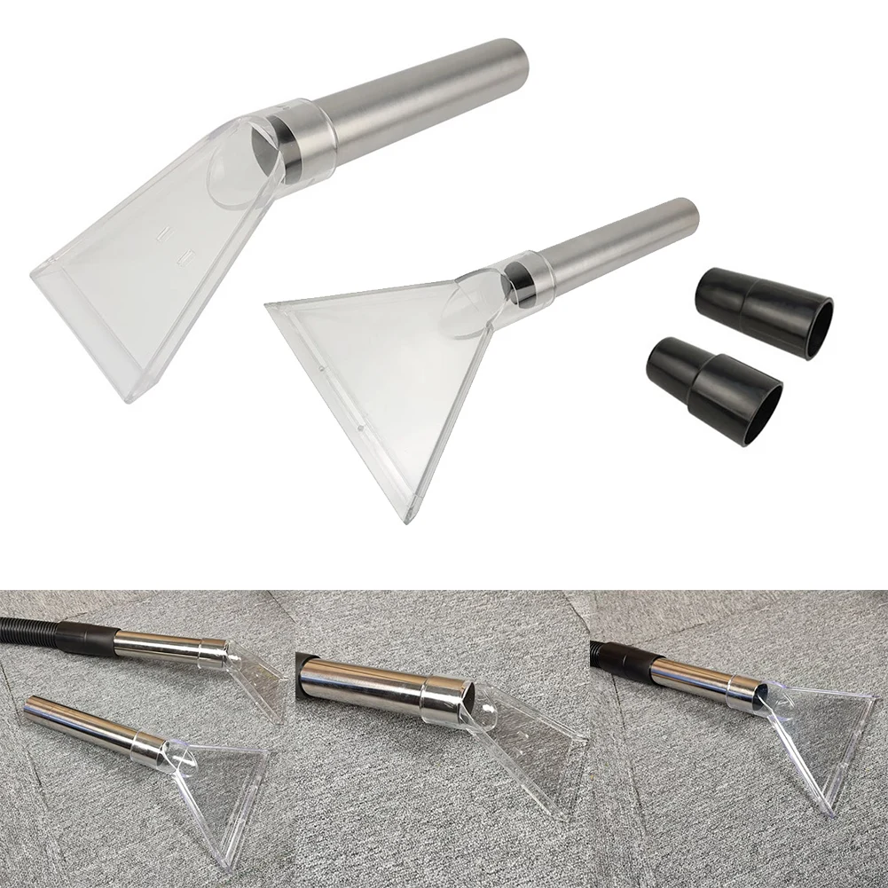 1 Set Extractor Tool Large Clear Head For Upholstery & Carpet Cleaning, Car Detailing Vacuum Wand For Portable Extractors