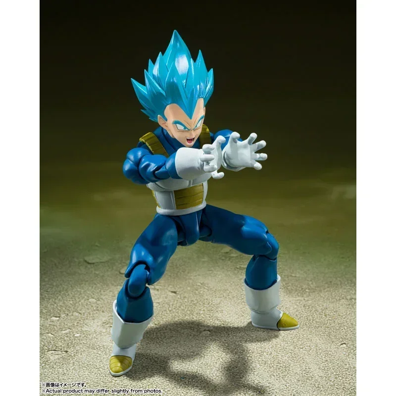 In Voorraad Bandai Dragon Ball Super S.H.Figuarts Super Saiyan God Super Saiyan Vegeta Saiyan Geen Hokori Figurals Brinquedos Speelgoed