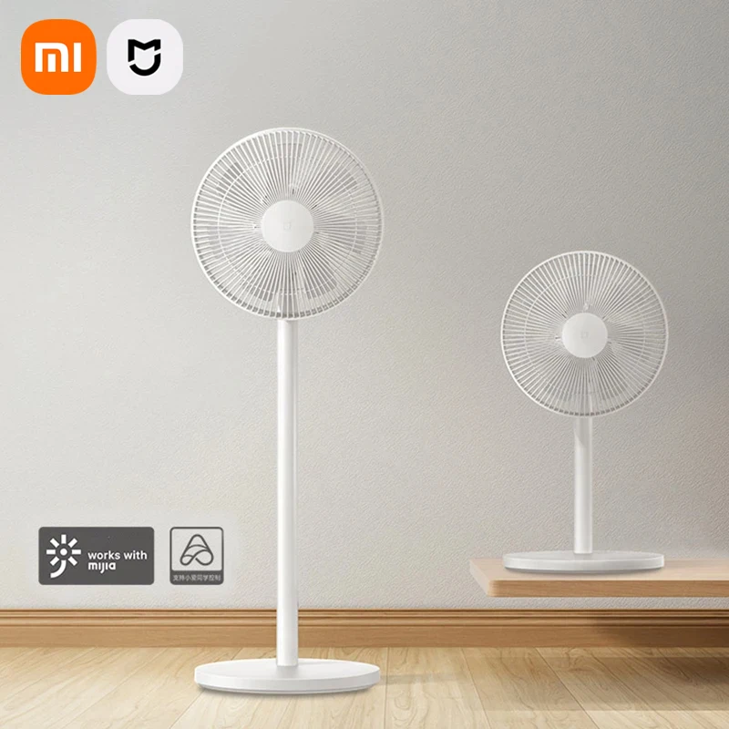 XIAOMI MIJIA Smart Floor Fan AC Frequency Conversion Strong Winds Low Noise Electric Standing Fan APP Remote Control Timing Fans