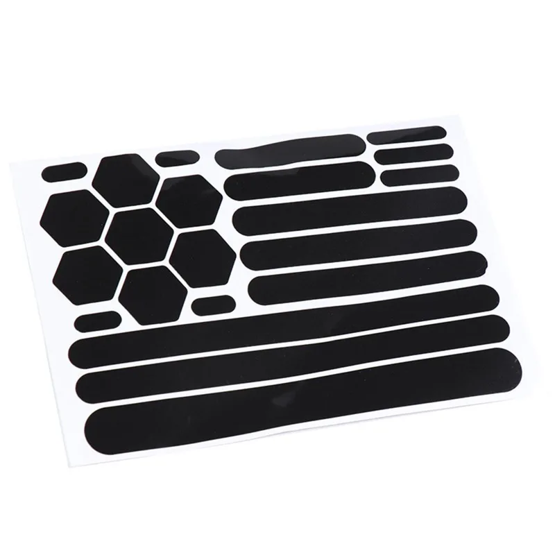 

1set Motorcycle Sticker Gear Motorcycle Strong Reflective for Helmet Cars Trailers Bikes Wheel Hub Black Sticker New