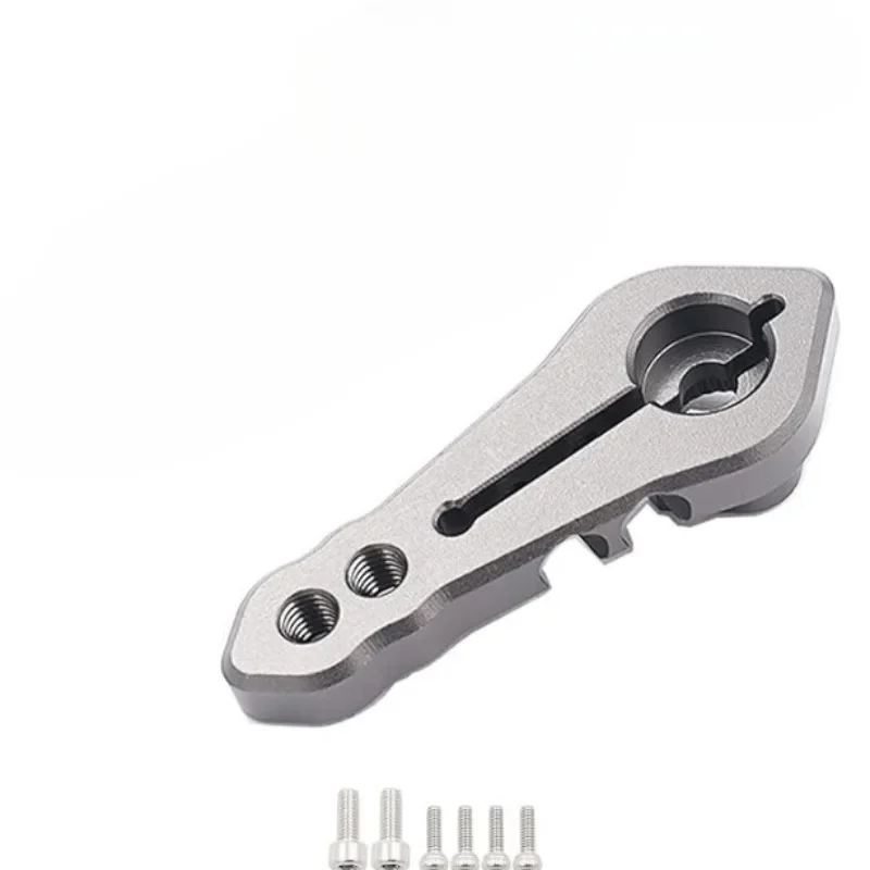 1 Uds 37mm Metal Rc 25t brazo Servo de dirección de diente para 1/10 coche trepador de control remoto Trxs Trx4 Trx6 Scx10 Axial D90 Rgt piezas de coche Rc